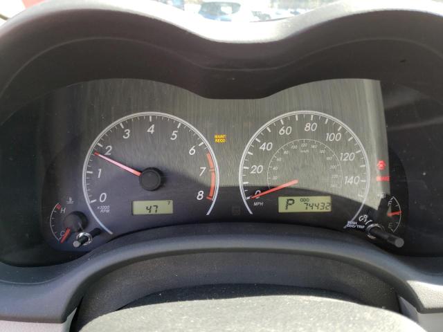 Photo 9 from auction – 2012 TOYOTA COROLLA BA with VIN 2T1BU4EE9CC917926
