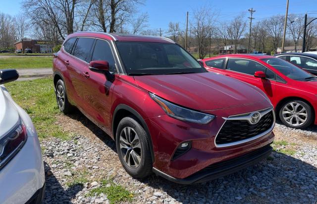 Photo 1 from auction – 2021 TOYOTA HIGHLANDER with VIN 5TDGZRAH7MS077836
