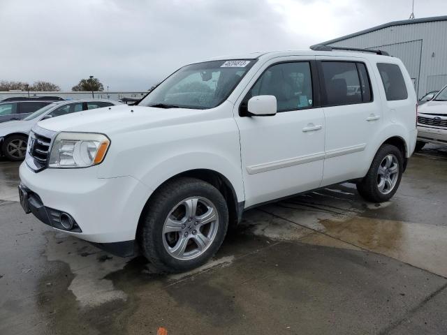 HONDA PILOT EXL 2012 with VIN 5FNYF4H5XCB056543 - Photo from auction