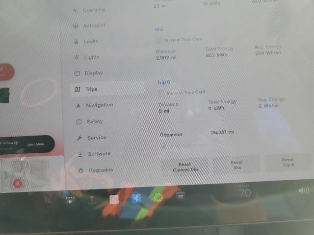 Photo 9 from auction – 2022 TESLA MODEL Y with VIN 7SAYGDEE2NF387379