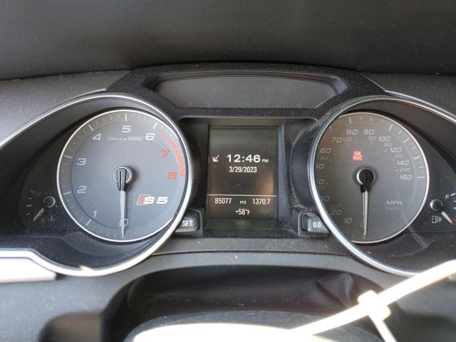 Photo 9 from auction – 2013 AUDI S5 PREMIUM with VIN WAUGGAFR4DA035739