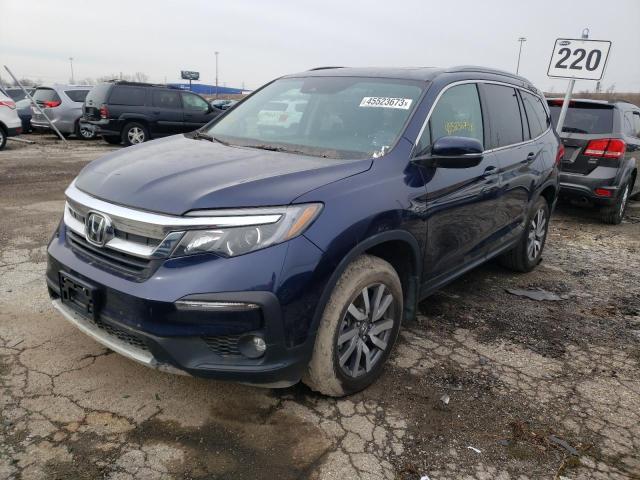 HONDA PILOT BLAC 2021 with VIN 5FNYF6H74MB503026 - Photo from auction