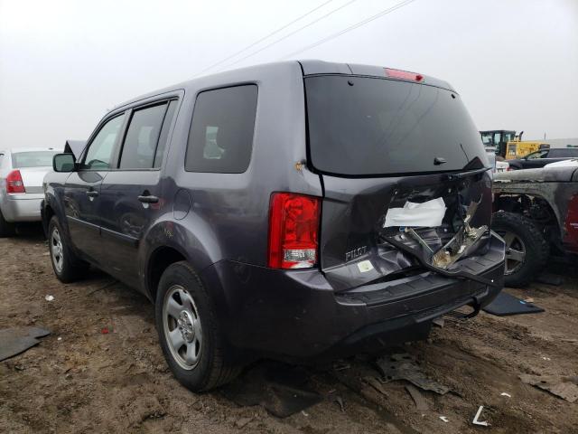 Photo 2 from auction – 2014 HONDA PILOT LX with VIN 5FNYF4H24EB006374