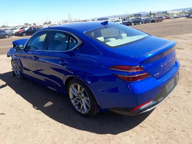 Photo 2 from auction – 2022 GENESIS G70 BASE with VIN KMTG34TA6NU094579
