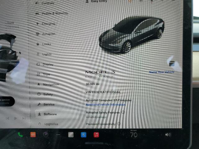 Photo 9 from auction – 2018 TESLA MODEL 3 with VIN 5YJ3E1EA7JF035644