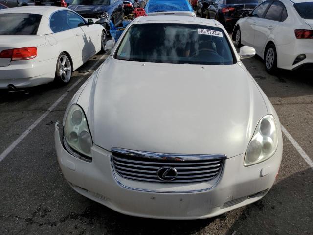 Photo 5 from auction – 2002 LEXUS SC 430 with VIN JTHFN48Y020029691