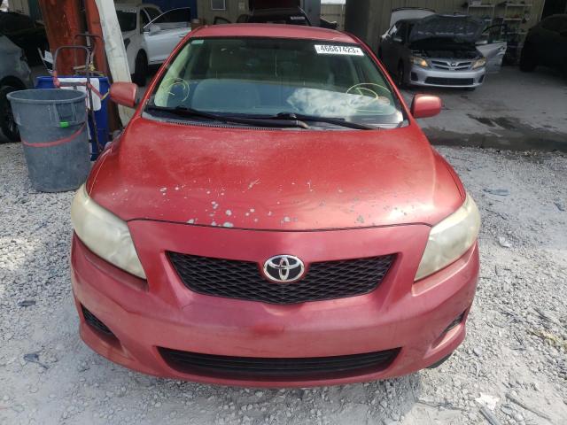 Photo 5 from auction – 2009 TOYOTA COROLLA BA with VIN 2T1BU40E19C107464