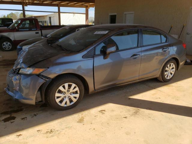 HONDA CIVIC LX 2012 with VIN 19XFB2F50CE061136 - Photo from auction