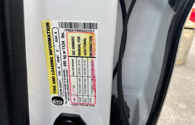 Photo 10 from auction – 2013 FORD EXPLORER L with VIN 1FM5K7F88DGA37523