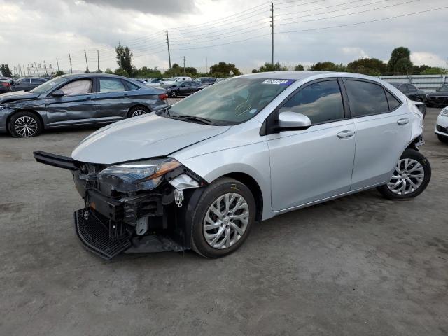 TOYOTA COROLLA L 2019 with VIN 2T1BURHE9KC166754 - Photo from auction