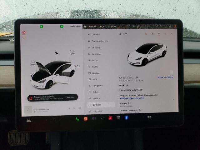 Photo 9 from auction – 2021 TESLA MODEL 3 with VIN 5YJ3E1EA9MF873629