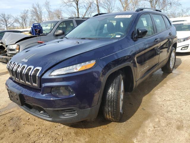 Photo 1 from auction – 2016 JEEP CHEROKEE S with VIN 1C4PJLABXGW161184