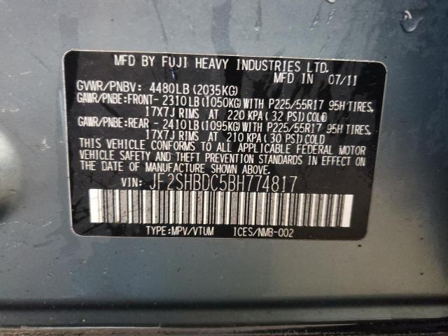 Photo 14 from auction – 2011 SUBARU FORESTER 2 with VIN JF2SHBDC5BH774817