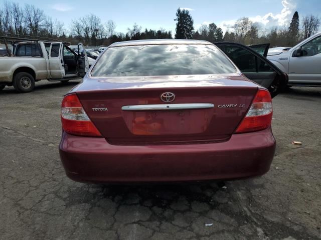 Photo 6 from auction – 2004 TOYOTA CAMRY LE with VIN 4T1BE32K34U269002