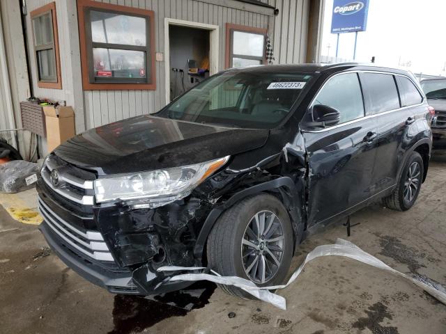 TOYOTA HIGHLANDER 2017 with VIN 5TDJZRFH7HS472362 - Photo from auction