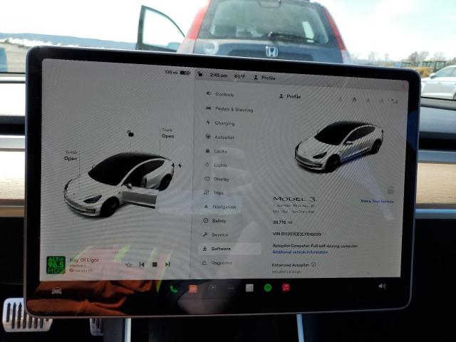 Photo 9 from auction – 2020 TESLA MODEL 3 with VIN 5YJ3E1EB3LF618059