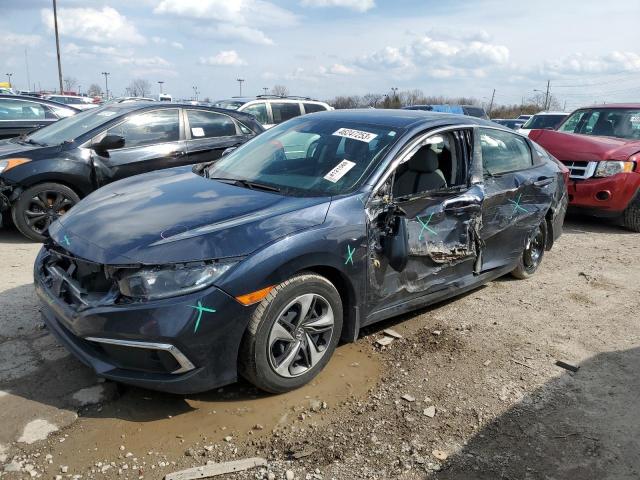 HONDA CIVIC LX 2021 with VIN 19XFC2F66ME000381 - Photo from auction