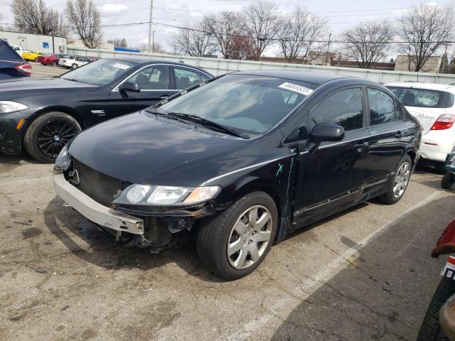 HONDA CIVIC LX 2010 with VIN 19XFA1F51AE086539 - Photo from auction