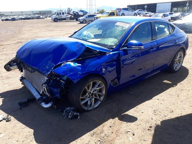 GENESIS G70 BASE 2022 with VIN KMTG34TA6NU094579 - Photo from auction