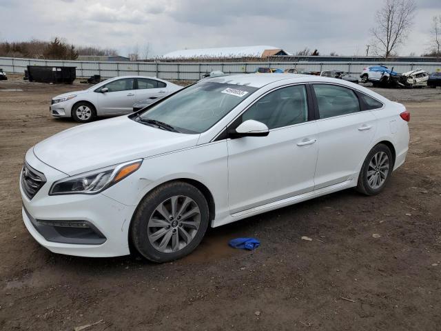 HYUNDAI SONATA SPO 2016 with VIN 5NPE34AF6GH359406 - Photo from auction