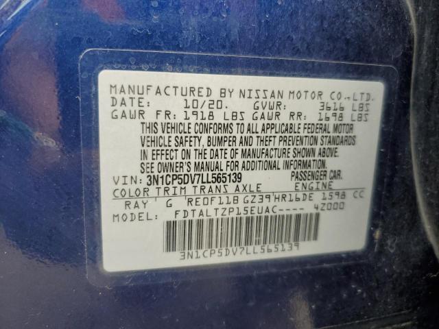 Photo 14 from auction – 2020 NISSAN KICKS SR with VIN 3N1CP5DV7LL565139