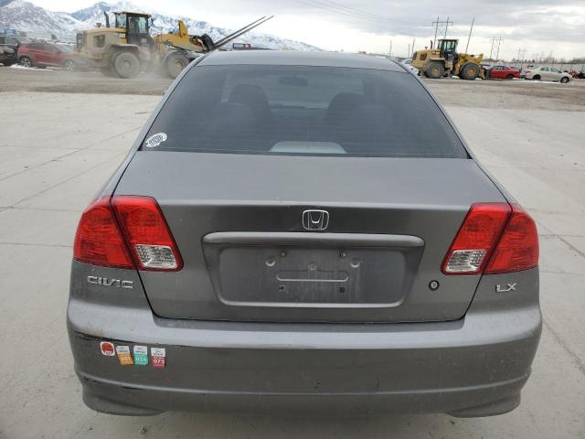Photo 6 from auction – 2005 HONDA CIVIC LX with VIN 2HGES15575H592575