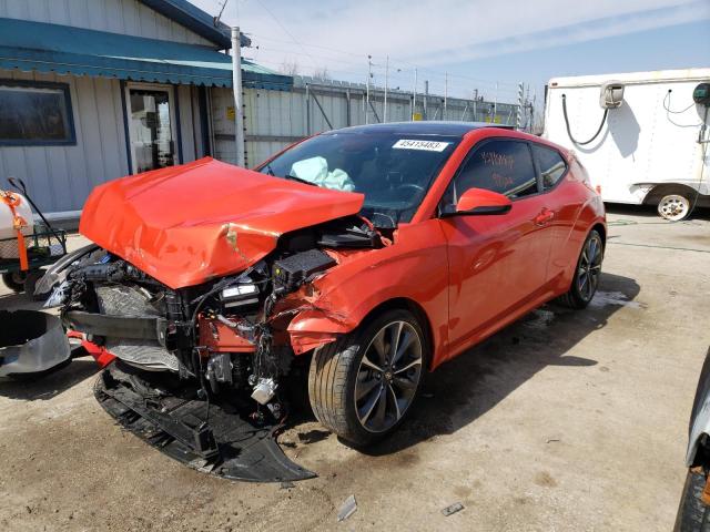 HYUNDAI VELOSTER B 2019 with VIN KMHTG6AF2KU003729 - Photo from auction