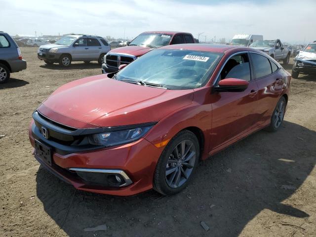 HONDA CIVIC EX 2019 with VIN 19XFC1F33KE014574 - Photo from auction