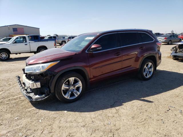 TOYOTA HIGHLANDER 2014 with VIN 5TDDKRFH7ES027102 - Photo from auction