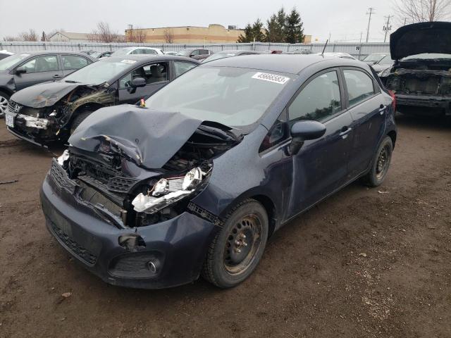 KIA RIO LX 2013 with VIN KNADM5A37D6831569 - Photo from auction
