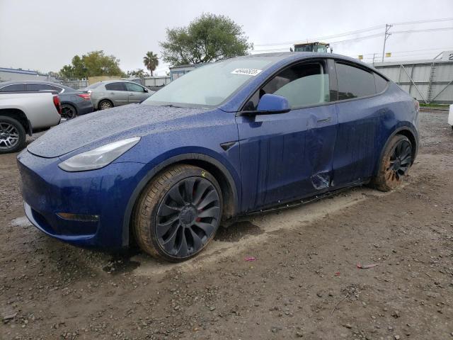 TESLA MODEL Y 2023 with VIN 7SAYGDEF6PF635743 - Photo from auction