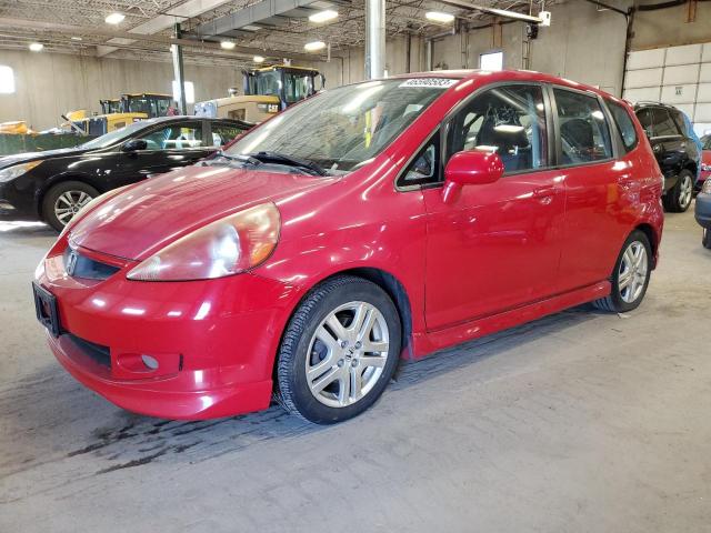 HONDA FIT 2007 with VIN JHMGD38687S056858 - Photo from auction