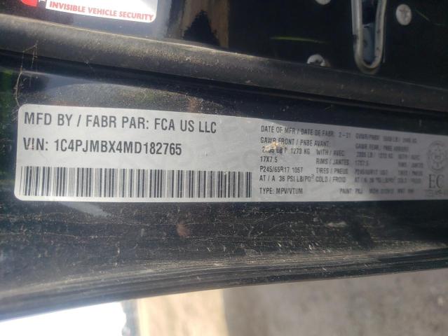 Photo 14 from auction – 2021 JEEP CHEROKEE T with VIN 1C4PJMBX4MD182765