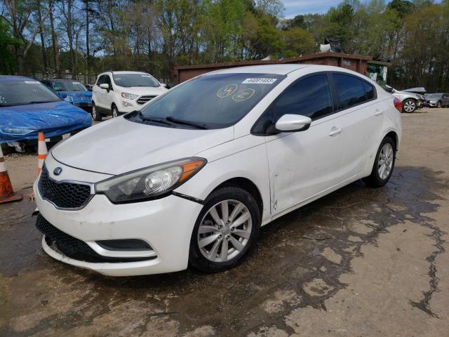 KIA FORTE LX 2014 with VIN KNAFX4A67E5048392 - Photo from auction