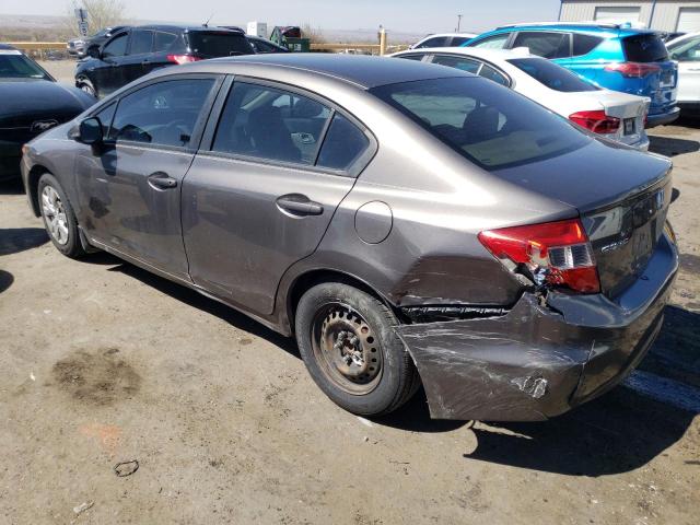 Photo 2 from auction – 2012 HONDA CIVIC LX with VIN 19XFB2F51CE306476