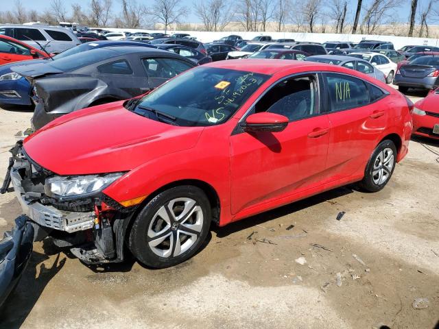 HONDA CIVIC LX 2017 with VIN 2HGFC2F57HH551244 - Photo from auction