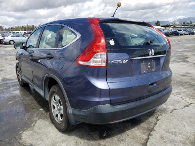 Photo 2 from auction – 2012 HONDA CR-V LX with VIN 5J6RM3H34CL013522