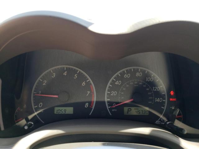 Photo 9 from auction – 2009 TOYOTA COROLLA BA with VIN JTDBL40E199091887