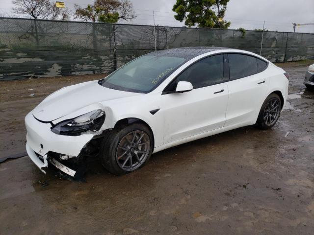 TESLA MODEL 3 2021 with VIN 5YJ3E1EA9MF873629 - Photo from auction