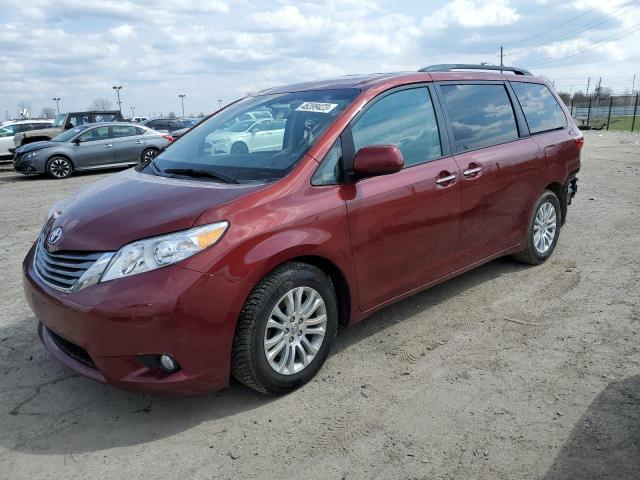 TOYOTA SIENNA XLE 2017 with VIN 5TDYZ3DC8HS791126 - Photo from auction