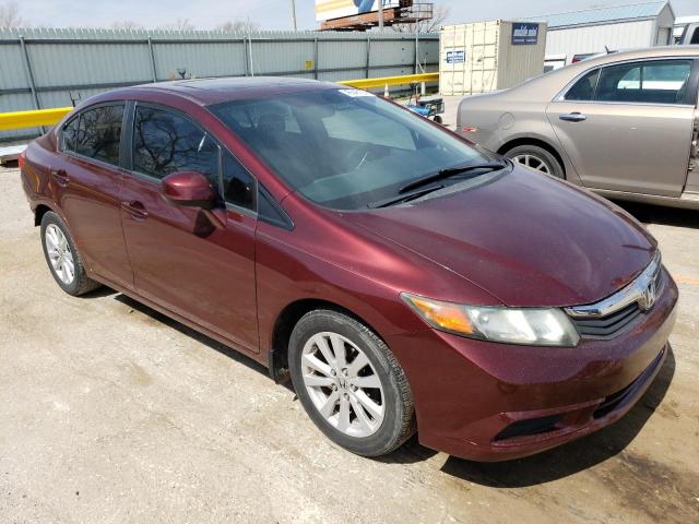 Photo 4 from auction – 2012 HONDA CIVIC EXL with VIN 2HGFB2F90CH566988