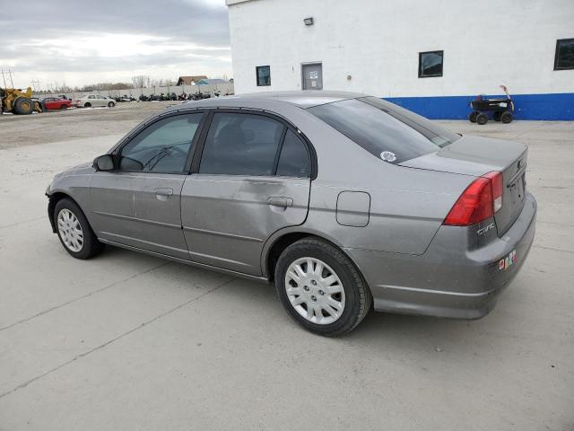 Photo 2 from auction – 2005 HONDA CIVIC LX with VIN 2HGES15575H592575