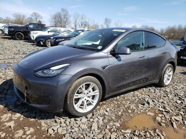 TESLA MODEL Y 2021 with VIN 5YJYGDEE3MF074756 - Photo from auction