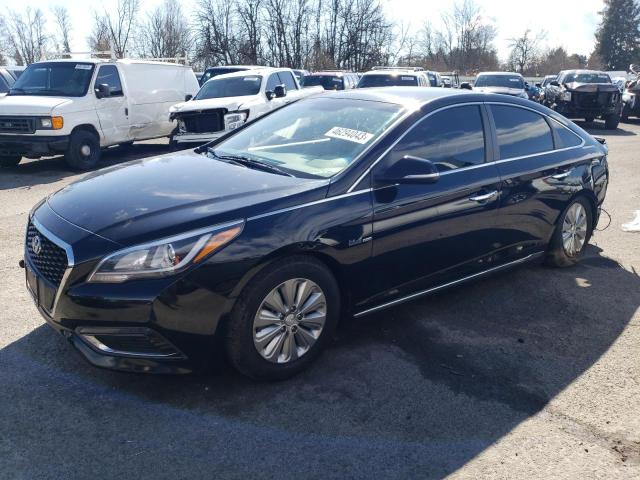 HYUNDAI SONATA HYB 2016 with VIN KMHE24L18GA012313 - Photo from auction