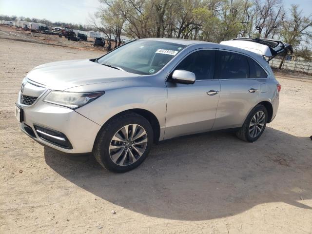 ACURA MDX TECHNO 2014 with VIN 5FRYD3H49EB003373 - Photo from auction
