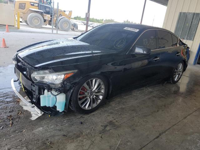 INFINITI Q50 BASE 2015 with VIN JN1BV7AP0FM343068 - Photo from auction