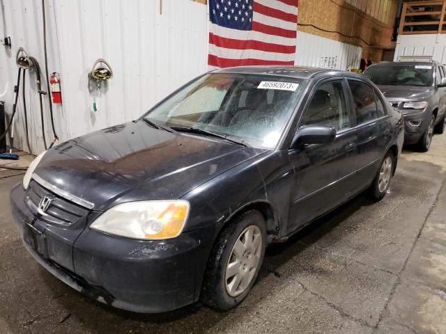 HONDA CIVIC EX 2002 with VIN 1HGES26872L052222 - Photo from auction