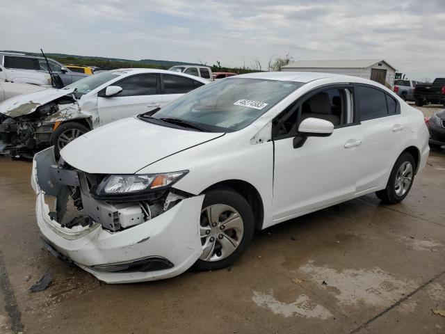 HONDA CIVIC LX 2015 with VIN 2HGFB2F50FH553918 - Photo from auction