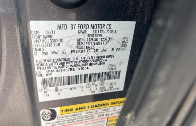 Photo 10 from auction – 2011 FORD EXPEDITION with VIN 1FMJU1H57BEF31034