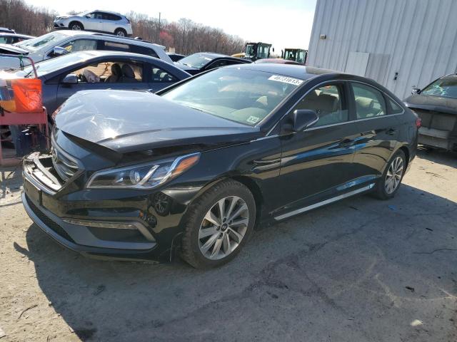 HYUNDAI SONATA SPO 2017 with VIN 5NPE34AF2HH466258 - Photo from auction